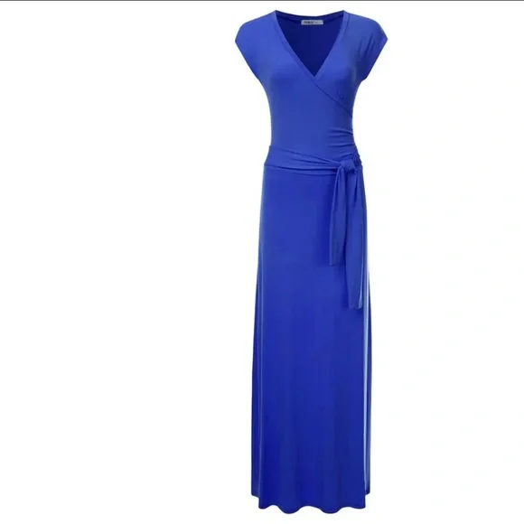 drop.waist maxi dress Penny Lemon Bandeau Drop-Waist Maxi Dress – Club L London